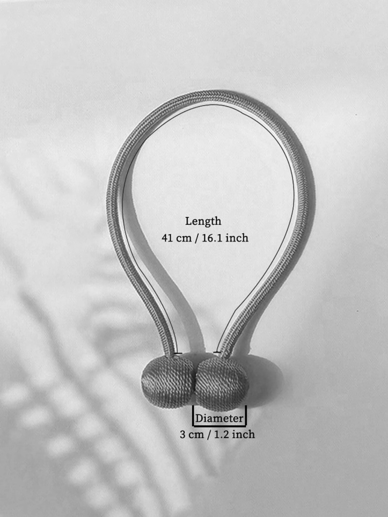 2pcs Curtain Straps with Rope  - đánh giá và giá Curtain Rods