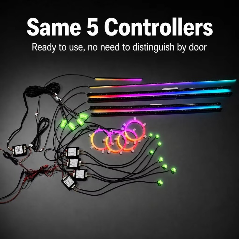 Car Ambient Lighting Kit 18 in - đánh giá và giá Door Handle
