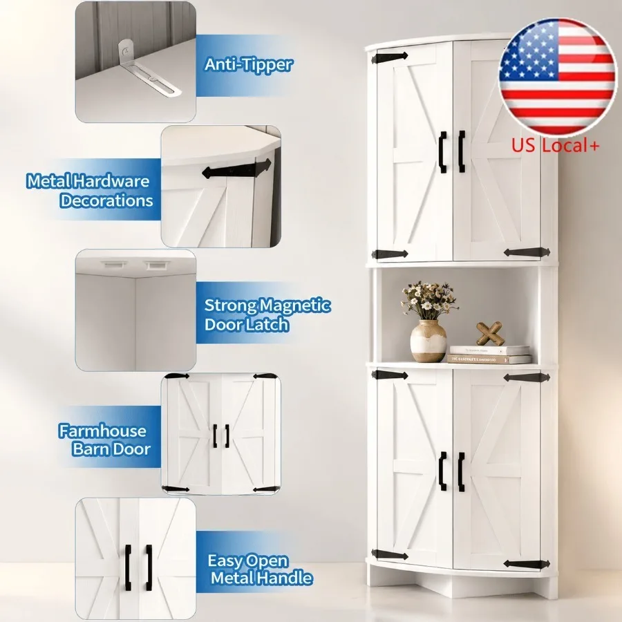 64.8 Tall Corner Cabinet with  - đánh giá và giá Cabinet Hinges