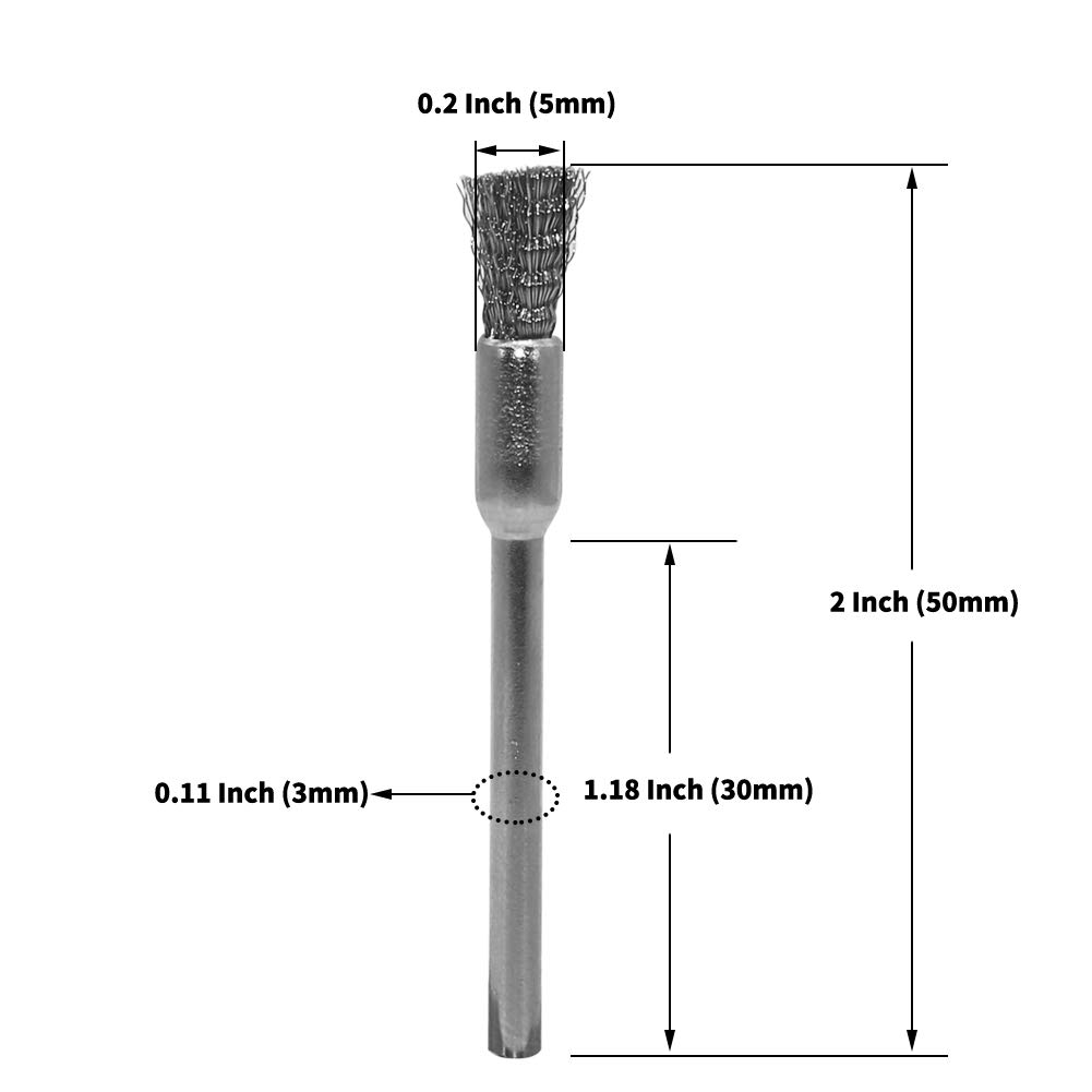 Steel Cleaning End Brushes Pen - đánh giá và giá Paint Brush