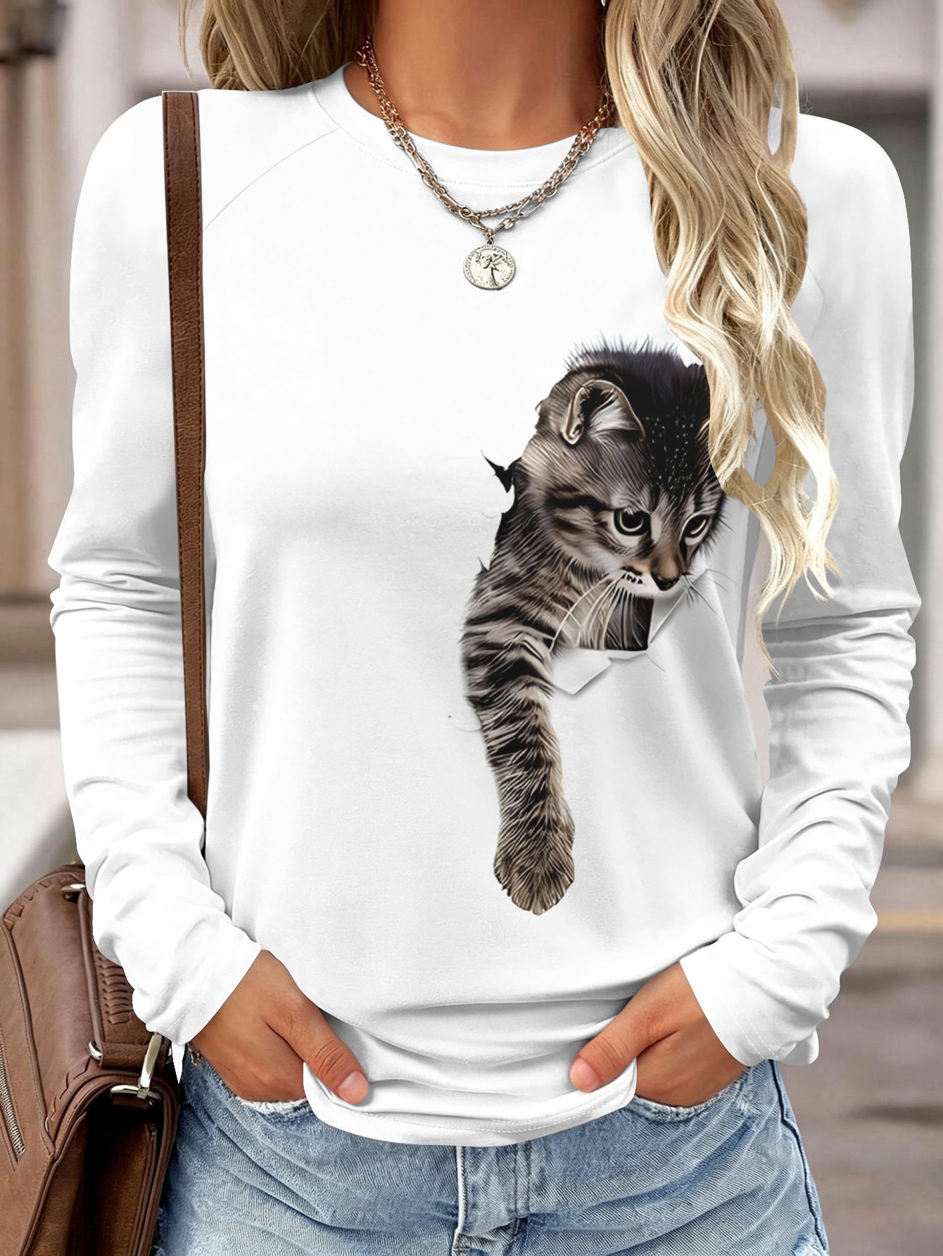 Women Long Sleeve Shirt Pocket - đánh giá và giá Wallpaper