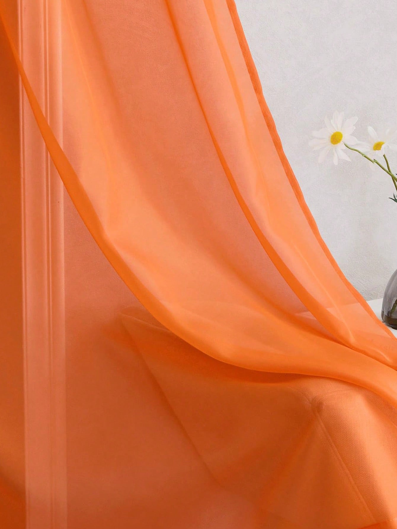 1pc Elegant Transparent Orange - đánh giá và giá Curtain Rods