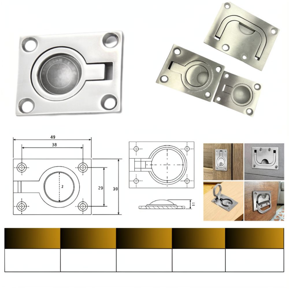 Hidden Flush Ring Handle 316 S - đánh giá và giá Door Handle